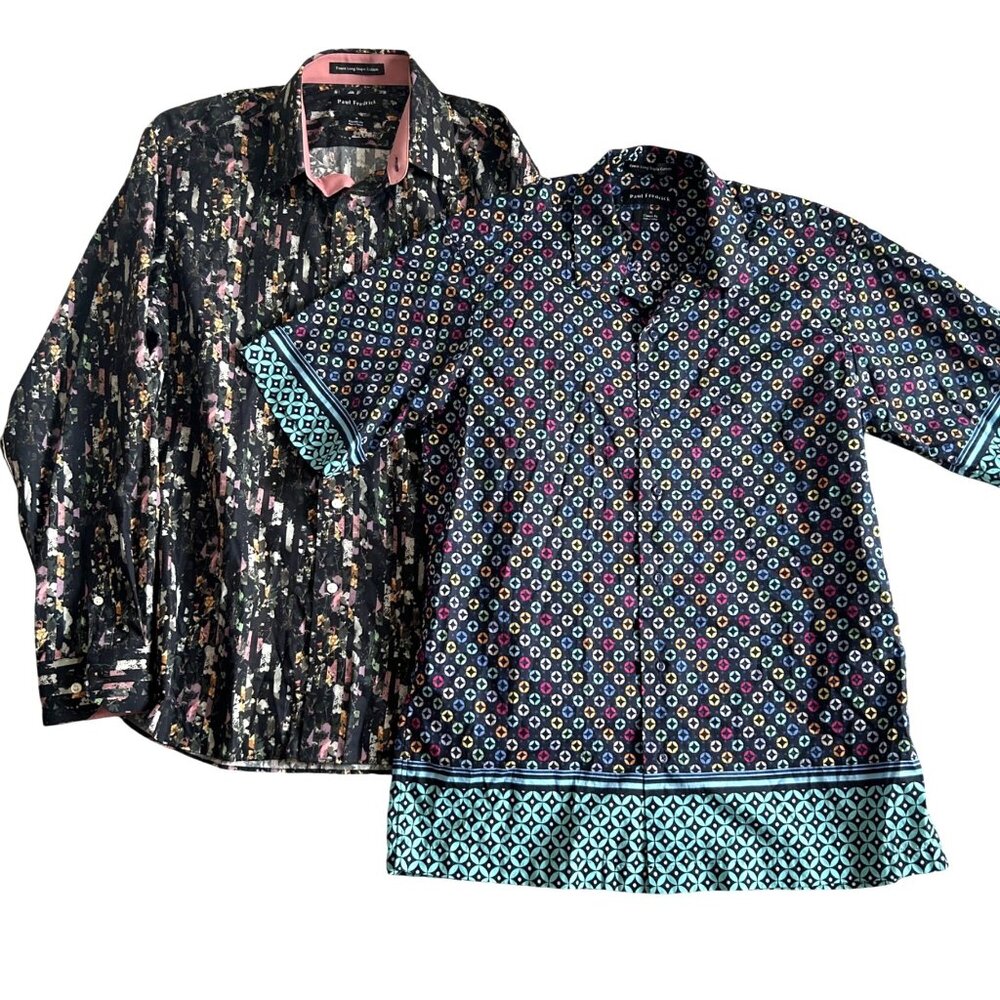 Blundle Paul Fredrick Mens Sz M Classic Fit Long-Sleeve & Short-Sleeve Shirts